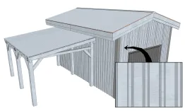 Revêtement en panneaux métalliques