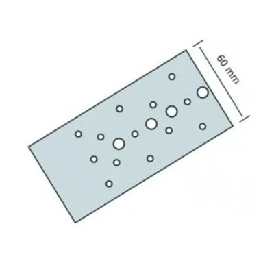 Feuillard perforé FP - Réf. FP60/2/25