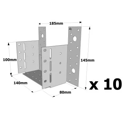 Etrier pour croupe ETC - sens : DROIT - Réf. ETC434D_10