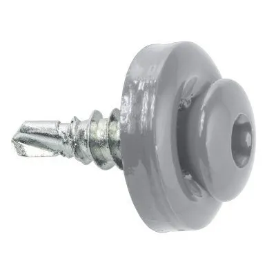 Fixation des lames ALUMINIUM - avec joint EPDM - tête colorée - Réf. WSBP-T-48019-9006