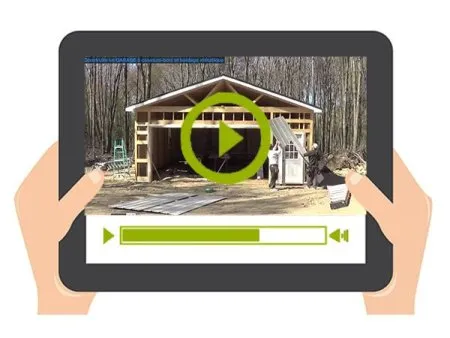 Vidéo 2 : Garage à ossature-bois et bardage métallique
