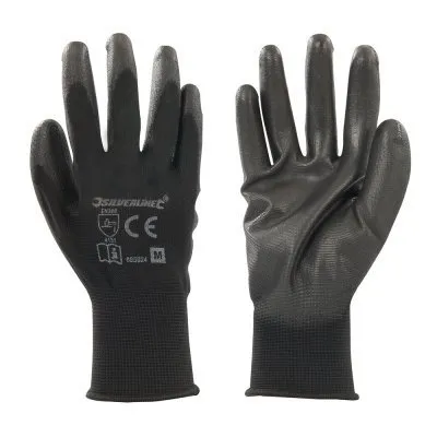 Gants à paume renforcée noirs, pour les travaux de précision - Réf. 885924