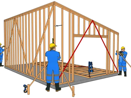 Les ossatures de garage