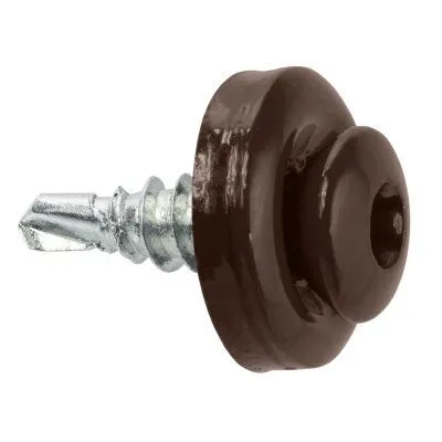 Fixation des lames ALUMINIUM - avec joint EPDM - tête colorée - Réf. WSBP-T-48019-8017_10