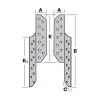 Vis HECO MULTI-MONTI-plus F - tête fraisée - D6 x L80 - Réf. 48501