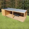 Pool house et pergola bioclimatique avec les kits de lames orientables SUNDIY RAL 9006