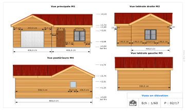 4 pieds - section jusqu